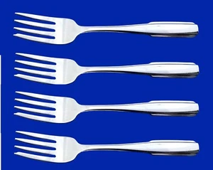 Oneida FREMONT Glossy Stainless Flatware -- Set of 4 Salad Forks - Picture 1 of 1