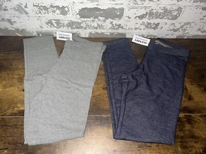 NWT! 2 pair of Old Navy Legging Pants - French-Terry / Heather Gray Size M - Picture 1 of 10