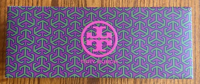 Пустая тонкая коробка-шлепанец с логотипом Tory Burch / коробка для хранения 12 дюймов x 5 дюймов x 3 дюйма - Изображение 1 из 4