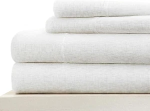Double-Brushed Patterned Microfiber Full Sheet Set 4 Piece – Oeko-Tex Certified - Picture 1 of 8