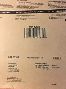 78-11 Ford Lincoln Mercury Mazda Rear Axle Housing Gasket Set RDS55393 FEl-Pro - Picture 1 of 3