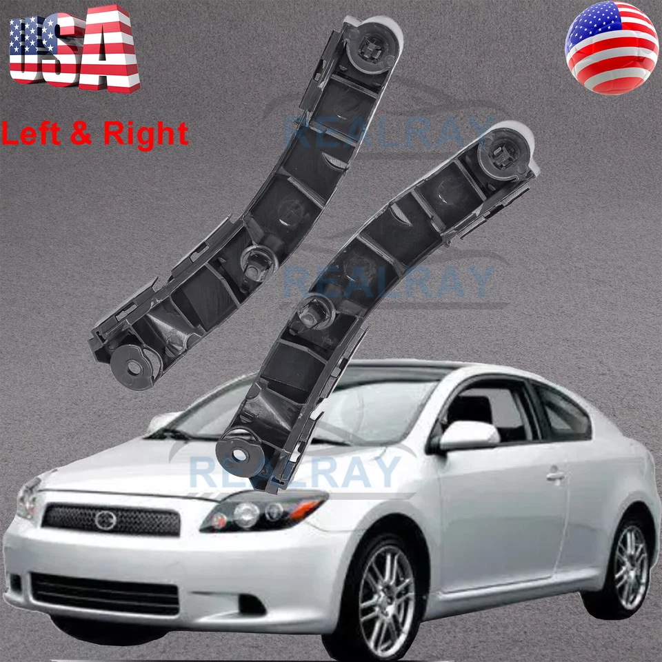 Left & Right Bumper Bracket For 2005-2010 Scion tC Front Driver & Passenger Side - Image 1 of 4