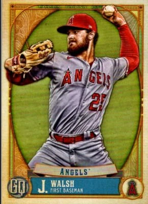 2021 Topps Archives Jared Walsh Los Angeles Angels #21 - Image 1 of 2