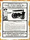1911 Geiser Mfg Co Gas Tractor New Metal Sign Waynesboro Pennsylvania