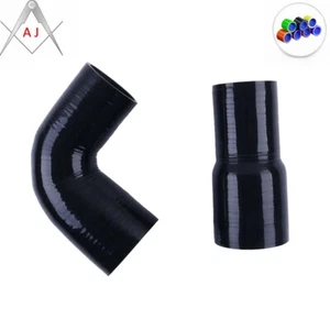 Manguera intercooler silicona negra para 2007-2013 BMW E90/E91/E92/E93 BMW 335i/xi - Imagen 1 de 5