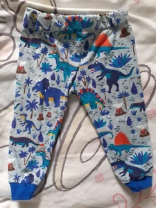 Babies Handmade Dinosaur Leggings Trousers Joggers 6-9 Months - Picture 1 of 3