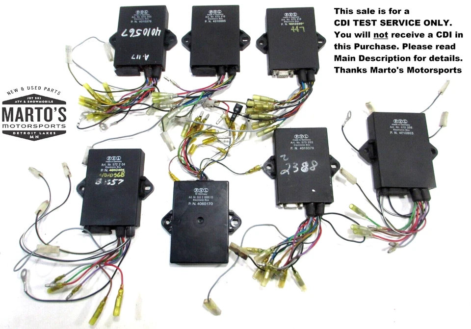 POLARIS CDI CAJA PRUEBA TODOS LOS MODELOS SL SLT SLTX VIRAGE GENESIS 700 1200 750 1050 Foto 1 de 4