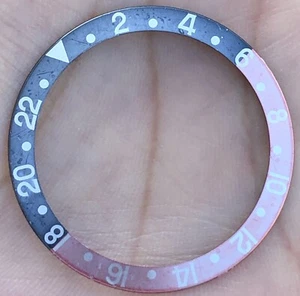 Rolex GMT-Master 16700 16710 16760 Super Fat Font Coke bisel descolorido inserción OC1132 - Imagen 1 de 5
