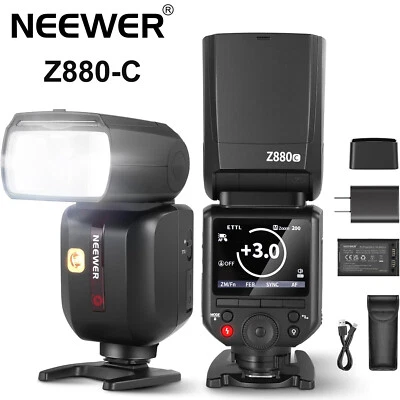 NEEWER Z880-C 2.4G 76Ws TTL 1/8000s HSS Camera Flash Speedlite for Canon Cameras - Image 1 of 4