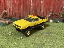 1986 Chevy El Camino SS Lifted 4x4 Truck 1/64 Diecast Custom Off Road Mudder 4WD