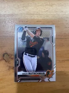 Orioles Adley Rutschman 2021 Bowman #BCP-121 Novato Cromado Prospects - Imagen 1 de 3