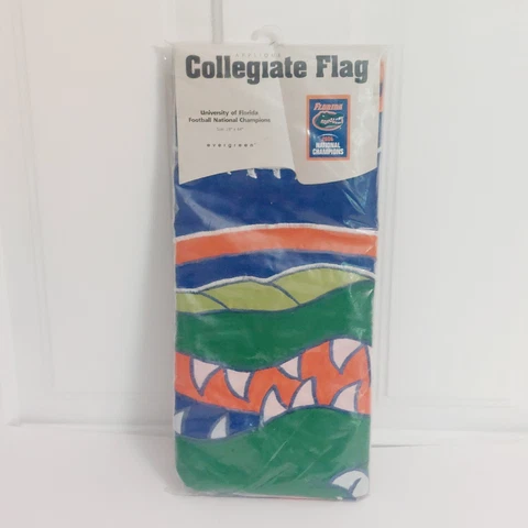 Florida Gators Football 2006 National Champions 28 X 44 Evergreen Flag Applique Cover