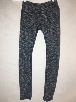Reebok Women Black White Athletic Leggings Workout Yoga Pants Size XS - Image 1 of 4