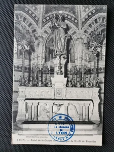 CPA 69 LYON - Autel de la Crypte de la Basilique de N-D de Fourvière - Imagen 1 de 2