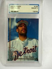 Tony Clark #209 Bowman 1994 PGS Mint 8
