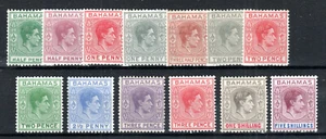 Bahamas 1938-52 values to 5s SG 149-56 MNH/MLH/MH - Picture 1 of 1