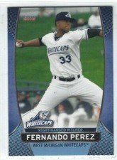 2016 West Michigan Whitecaps (Class A-Detroit Tigers) Fernando Perez