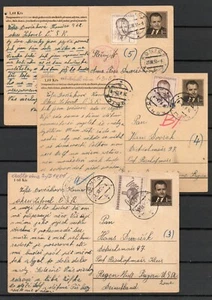 Czechoslovakia - 1950´s Cover Cards - 5 stk. - VF Used !!!!! (A5613) - Picture 1 of 2