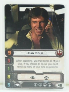 Star Wars: X-Wing Miniatures Game Han Solo Card FFG Fantasy Flight Games - Bild 1 von 2