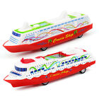 1Pcs Cruise Boat Ship Model Collection Pull Back Sliding Steamship Gliding Toy