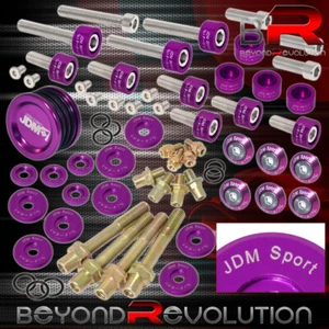 For Honda JDM Sport B16 B18 Cap/Header/M6 Fender/Valve Washer + Cam Seal Purple - Picture 1 of 5