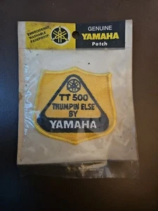 -NOS- YAMAHA TT500 Thumpin' Else by Yamaha Embroidered Patch Washable Fadeproof - Picture 1 of 1