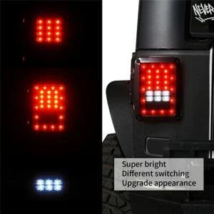 LED Tail Light Assembly w/Brake,Turn Signal Light For Jeep Wrangler JK 2007-2018 - Picture 1 of 8