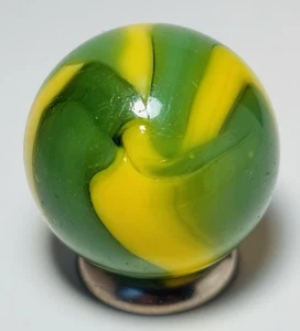 Peltier Glass Co-Big John Deer Marble .85” Mint Condition VHTF Size - Picture 1 of 11