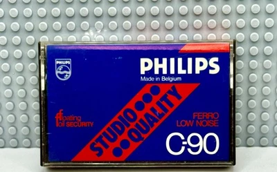 CINTA CASETE EN BLANCO PHILIPS STUDIO QUALITY C90 1978 EUROPA TIPO I (1) (NUEVA) Foto 1 de 4