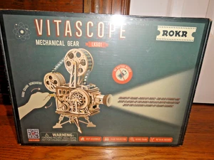 ROKR 3D Vitascope Projektor Holz Mechanisches Puzzle Modellbausatz-Neu - Bild 1 von 9