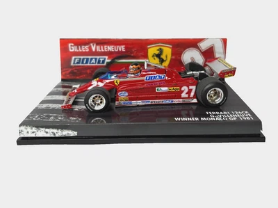 Ferrari 126CK 1981 Gilles Villeneuve 1:43 WINNER MONACO GP 126 CK - Immagine 1 di 4