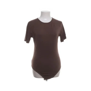 Boohoo, Body, Größe: 44, Braun, Baumwolle/Elasthan/Modal, Einfarbig, Damen #37Z - Bild 1 von 5