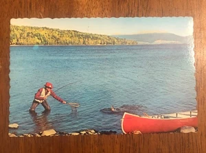 Pesca en Rangley Lake, Maine. Postal (WP8) - Imagen 1 de 2