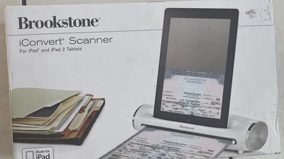 Brookstone iConvert Scanner Portable Document  For  iPad and iPad 2 Tablets——25 - Image 1 of 4