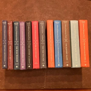 A Series of Unfortunate Events Set Lemony Snicket Book Lot 1-12 HC - Bild 1 von 3