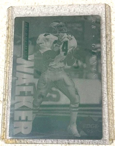 1/1 HERSCHEL WALKER 1995 COLLECTORS EDGE PRINTING PLATE PHILADELPHIA EAGLES RB - Picture 1 of 2