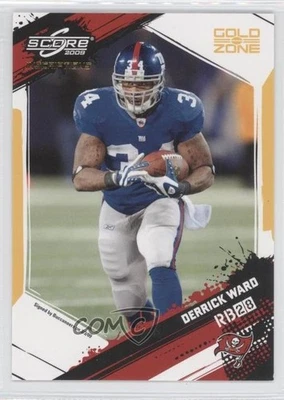 2009 Score Inscriptions Gold Zone /50 Derrick Ward #194 - Image 1 of 2
