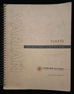 VARIAN High Resolution NMR Spectra Catalog Of Organic Compounds 1962 - Picture 1 of 7