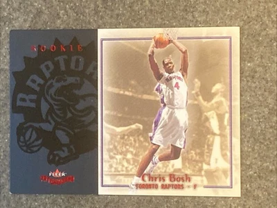 #’d 46/50 Chris Bosh Rubí Paralelo Novato 2003-04 Fleer Patchworks #94 Foto 1 de 4