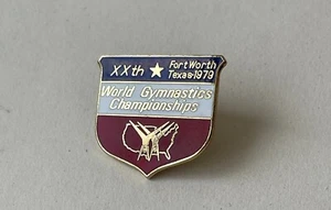 Rarissimo distintivo spilla smaltato Campionati mondiali di ginnastica 1979 - Foto 1 di 3
