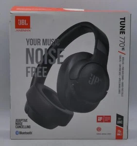 BLACK - JBL TUNE 770NC ADAPTIVE NOISE CANCELLING WIRELESS HEADPHONES #126597# - Picture 1 of 9