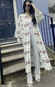 Zara Embroidered bestickt Kimono Belted Limited Edition Gr. M-L - Bild 1 von 14