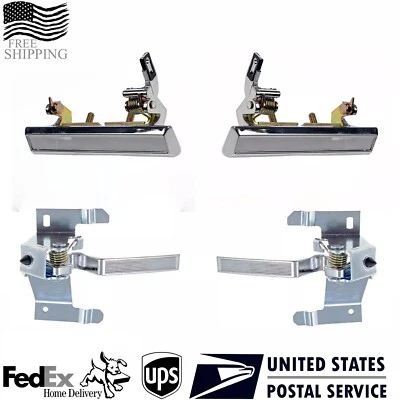 New Front Inside&OutSide Door Handle For 1982-87 Buick Regal 1982-86 Bonneville Foto 1 de 4