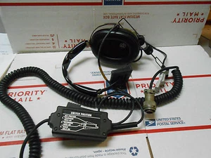 H-284 OR 106000 HEADSET-MICROPHONE DYNAMIC 300 OHMS NEW OLD STOCK - Picture 1 of 4