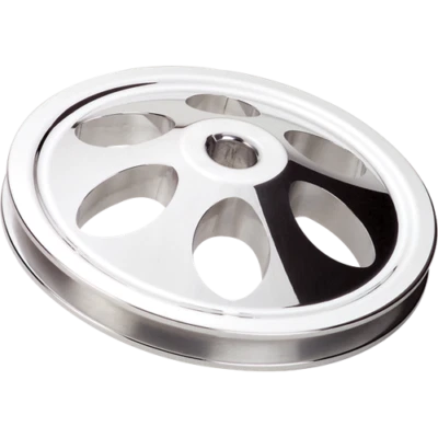 Billet Specialties Power Steering Pulley V-Belt 86120 Aluminum Keyed Polished Foto 1 de 4