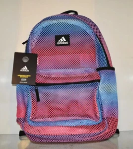 Mochila de malla Adidas Hermosa II rosa real/azul A5151502 nueva con etiquetas - Imagen 1 de 2
