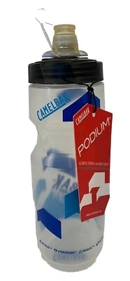 New CAMELBAK 24oz Water Bottle Clear Imola Blue Camelback - Image 1 of 4