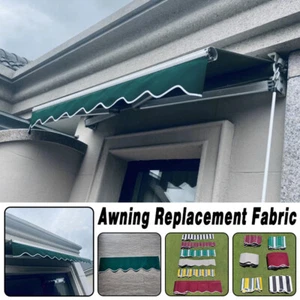 Store Banner Replacement Waterproof Wavy Valance Sun Shade Canopy Patio Awning - Picture 1 of 45