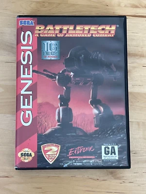 BattleTech: A Game of Armored Combat(世嘉 Genesis,1994)CiB 状况完好 — 第 1/4 张图片