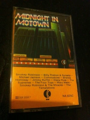 Midnight In Motown Cassette VG+ K-tel Michael Jackson Supremes Diana Ross My guy - Image 1 of 4